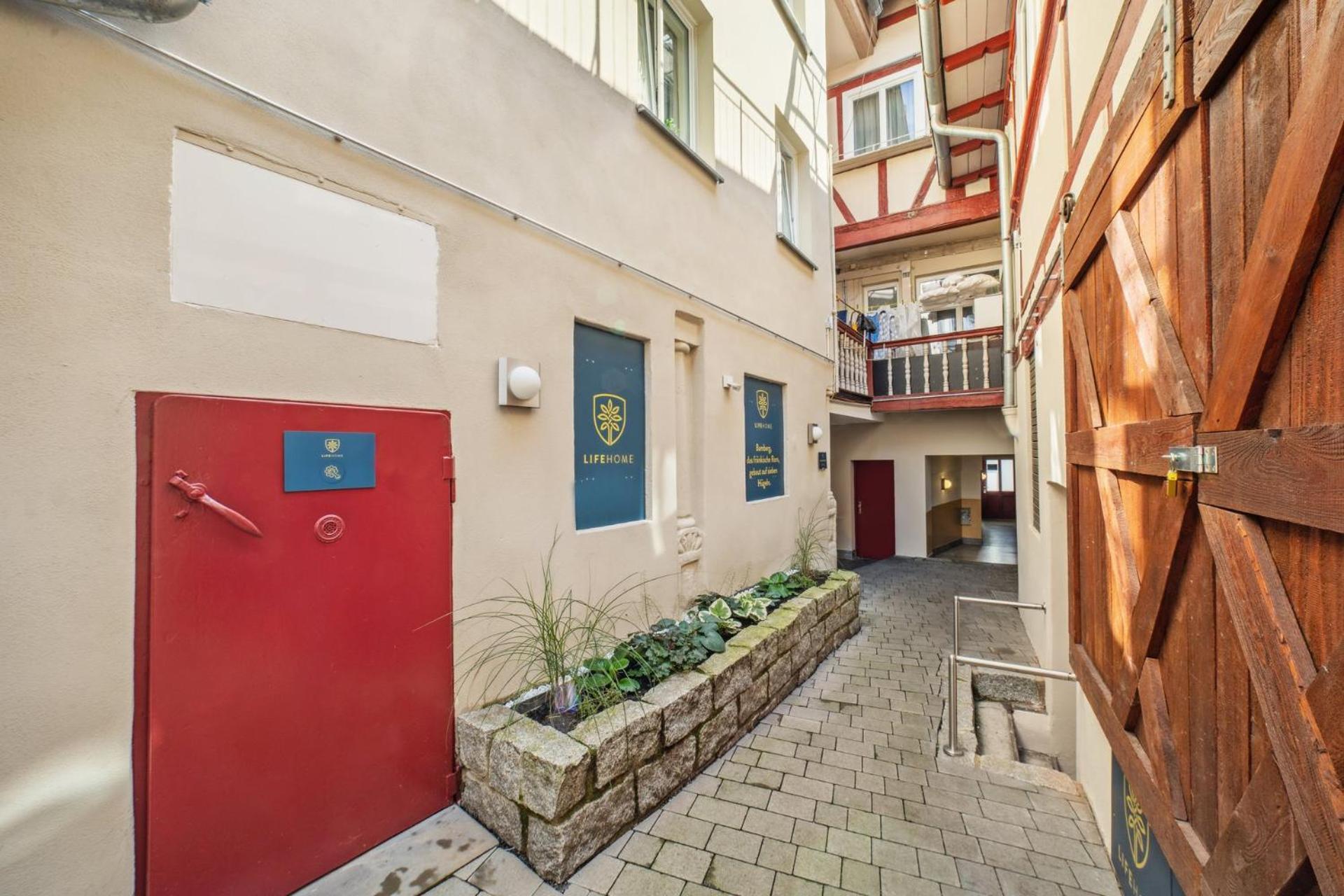 Neu Kapapart15 - 6 Schoene Fewos Mit Einbaukueche, Bad Und Balkon In Der Altstadt Auf Bambergs Insel 외부 사진